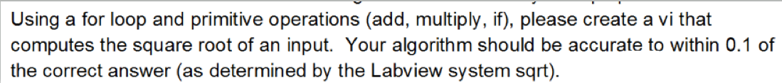 Solved Using a for loop and primitive operations (add, | Chegg.com
