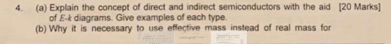 Solved 4. (a) Explain the concept of direct and indirect | Chegg.com