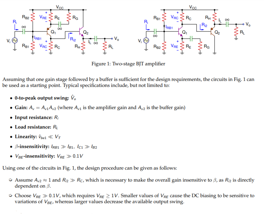 Two Stage Bjt Amplifier Examples - Design Talk