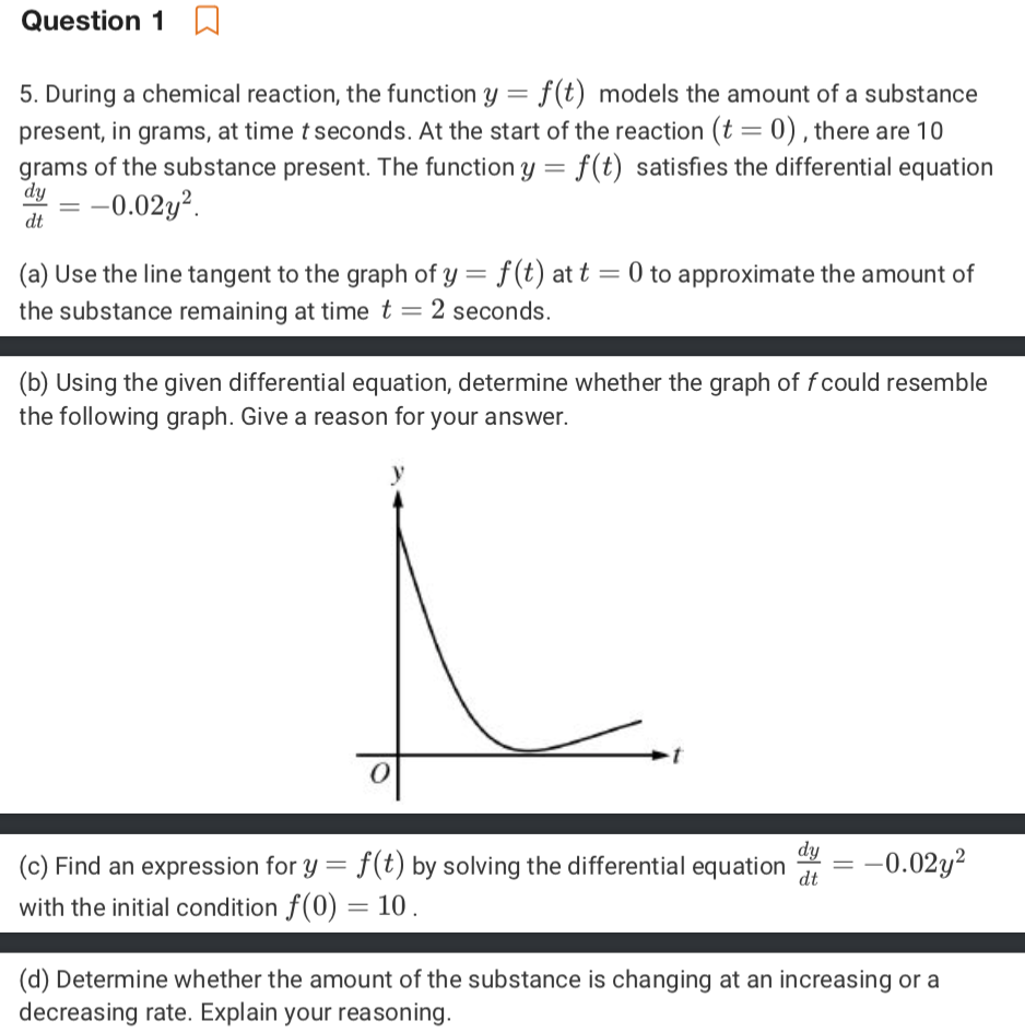 Solved Question 1 0. 5. During a chemical reaction, the | Chegg.com