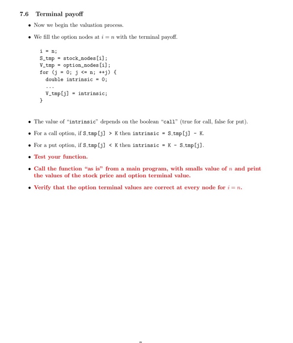 Solved I want a C++ code for section 7.6, 7.7,7.10 and 7.11 | Chegg.com