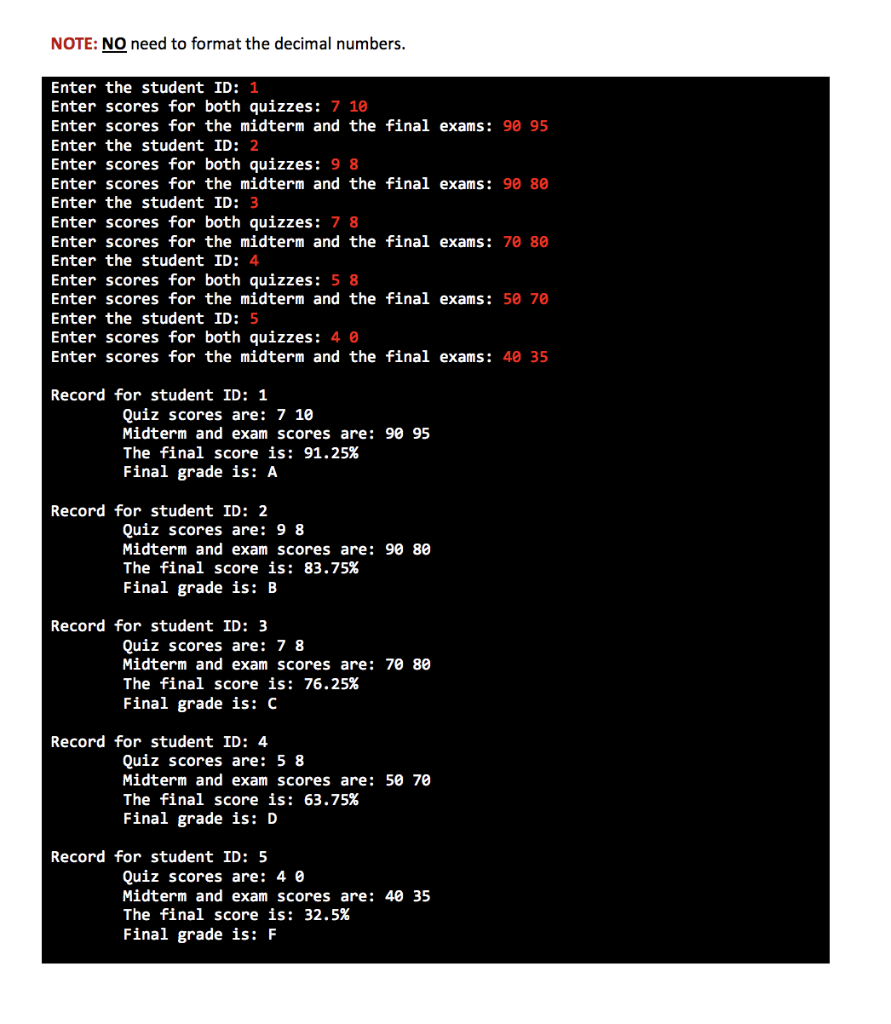 Solved Follow instructions precisely as laid | Chegg.com