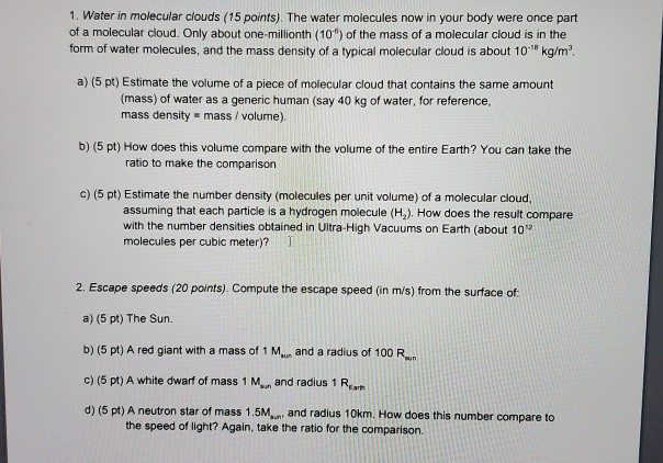 are clouds made of water molecules