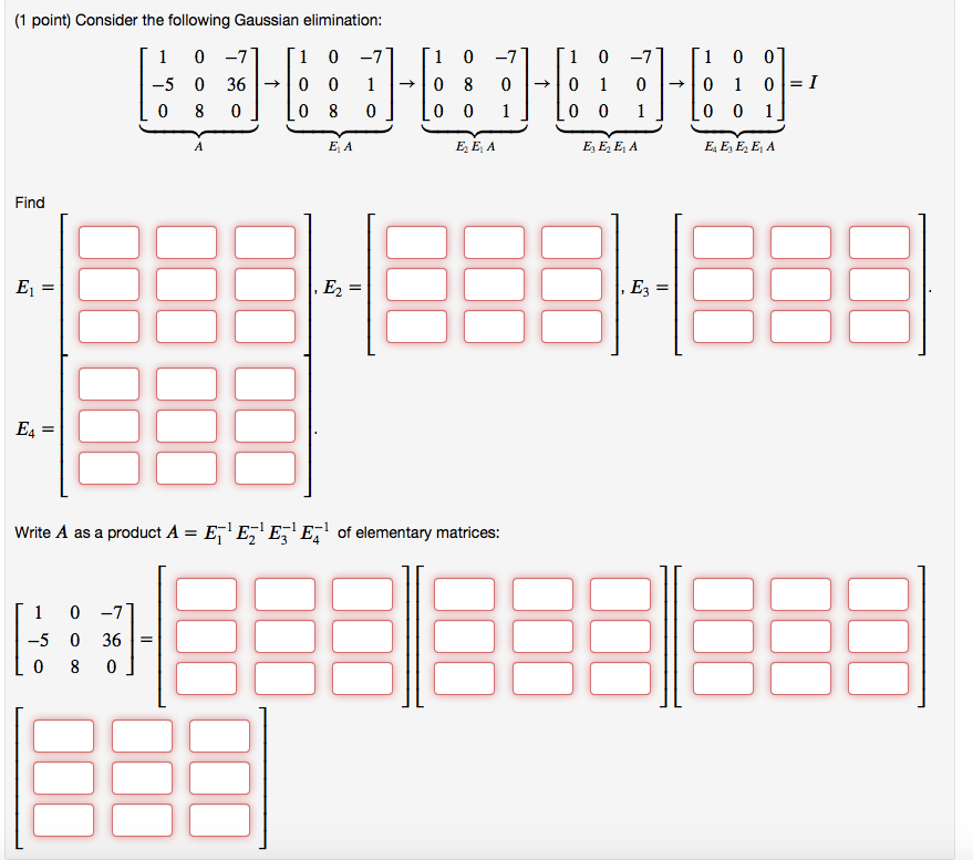 Solved (1 point) Consider the following Gaussian | Chegg.com