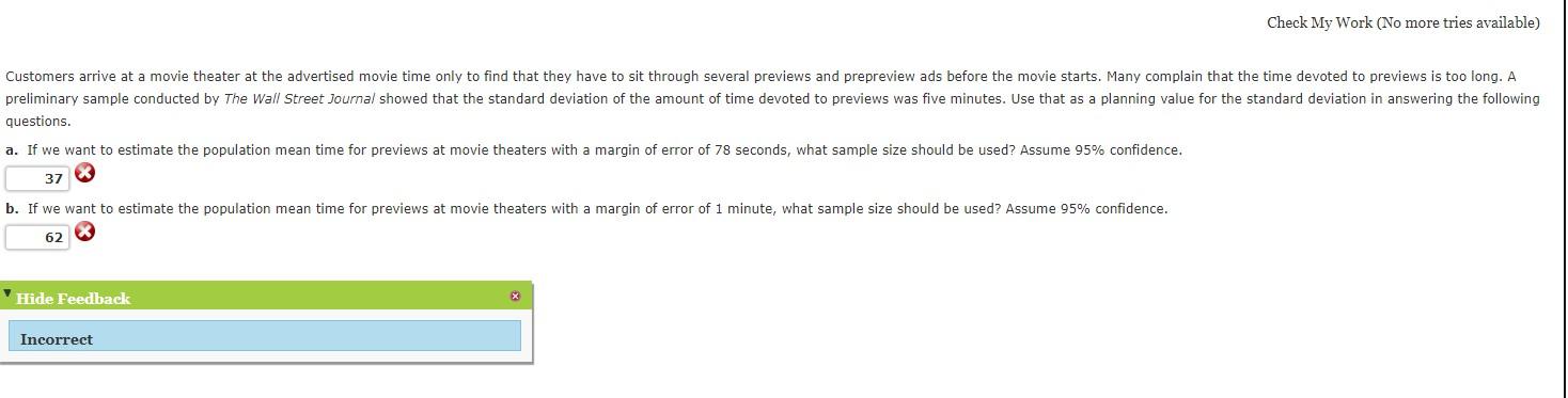 Solved Customers arrive at a movie theater at the advertised | Chegg.com