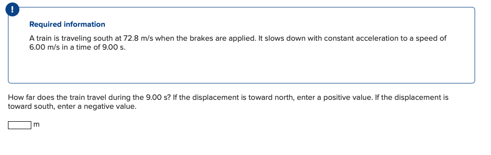 Solved Required information A train is traveling south at | Chegg.com