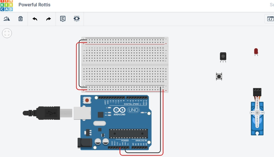 Solved CIRCUIT DESIGN THINKERCAD DESIGN A CIRCUIT IN | Chegg.com