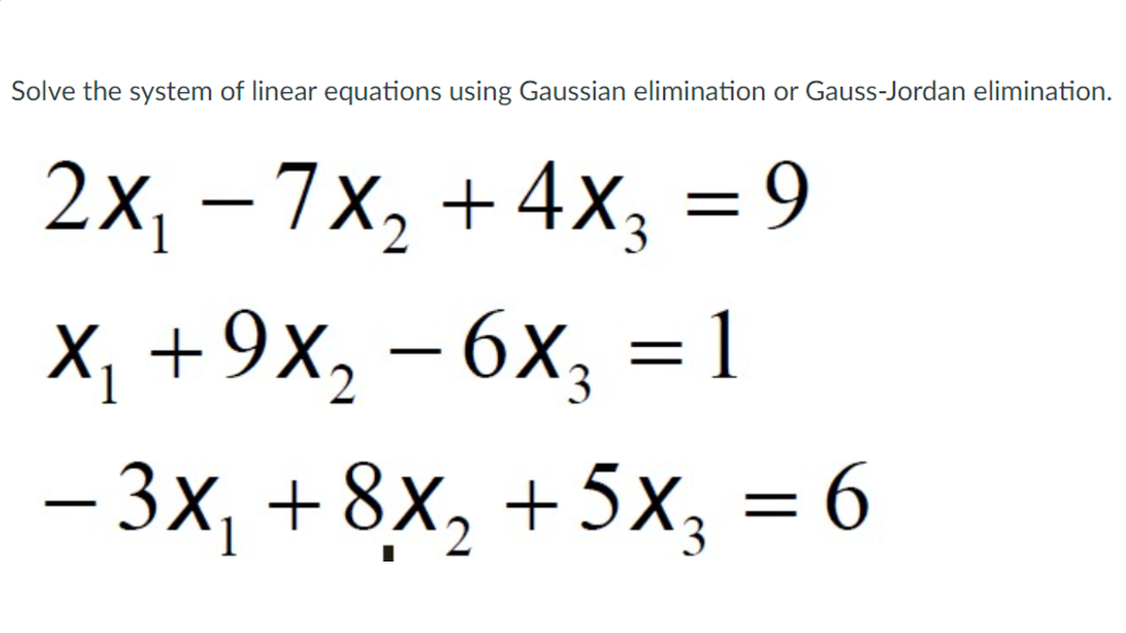 7 x 3 )= 9 2x 1 )- 3