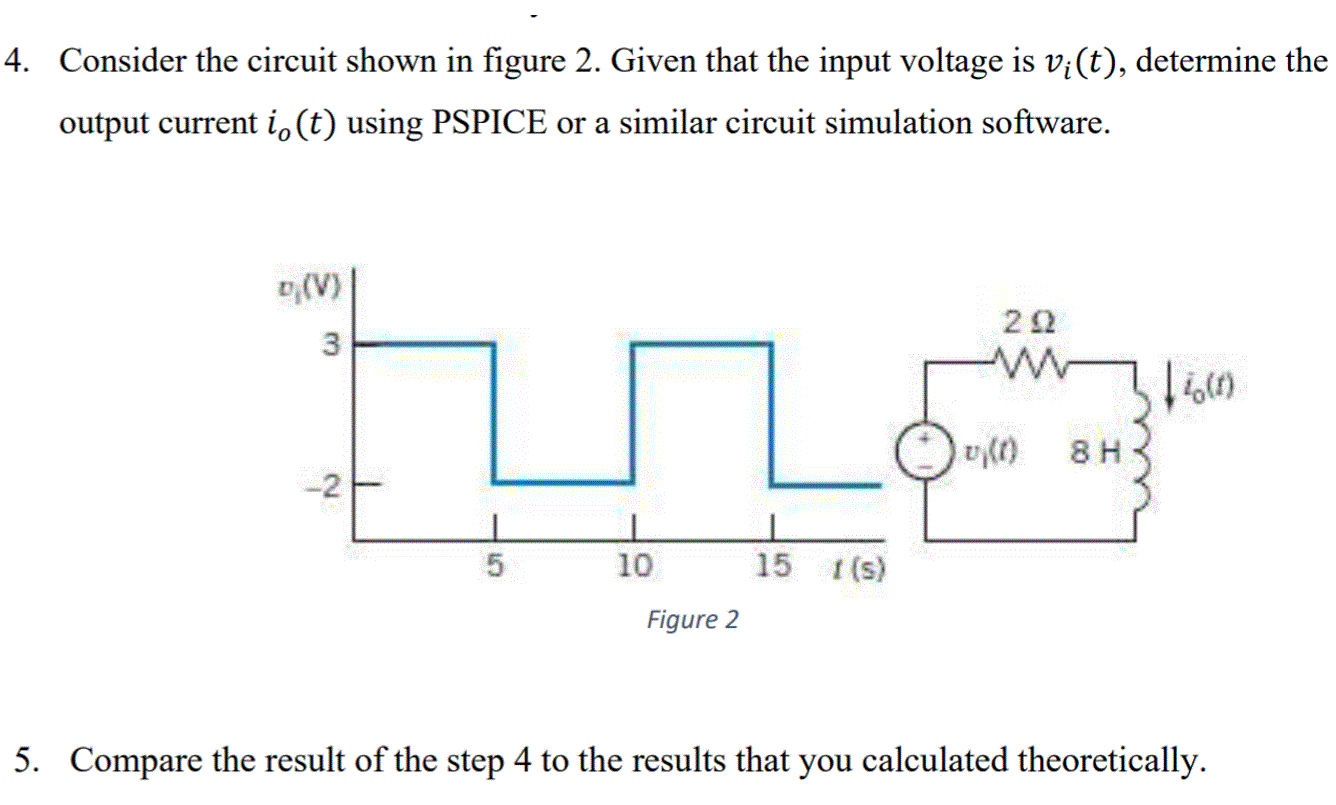 Solved 4. Consider the circuit shown in figure 2. Given that | Chegg.com