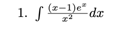 Solved Is this integral possible? I tried splitting it into | Chegg.com