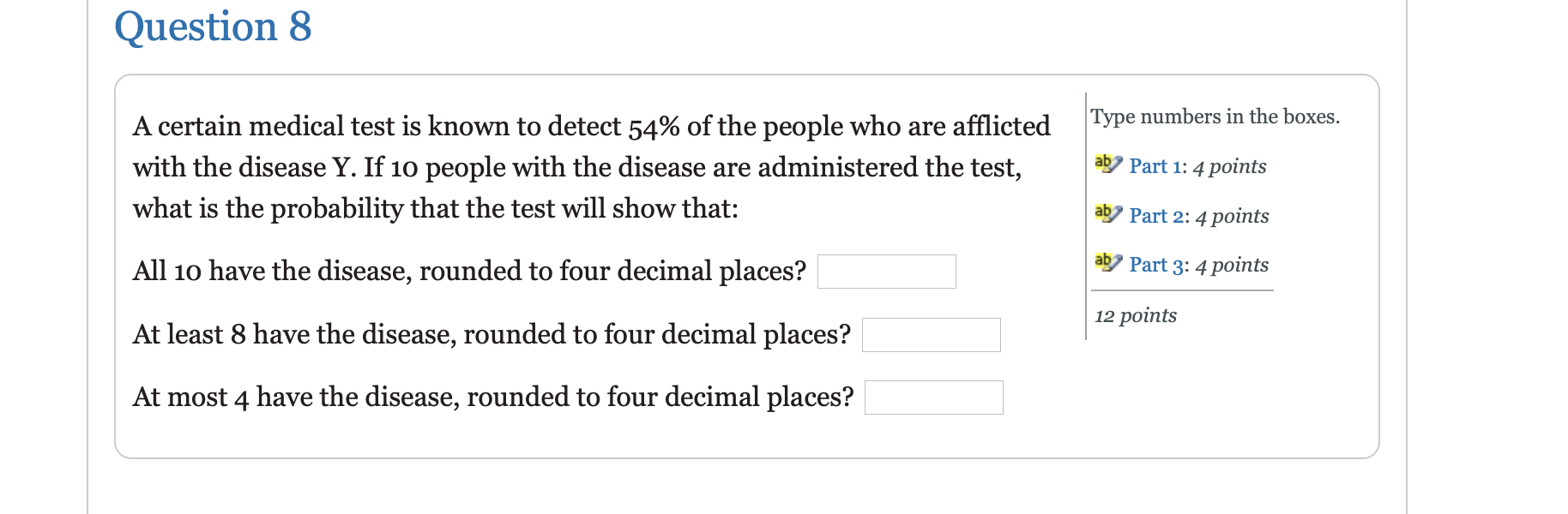 Solved Question 5 Below is a probability distribution for | Chegg.com