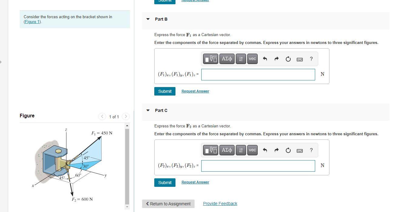 Solved Consider the forces acting on the bracket shown in | Chegg.com