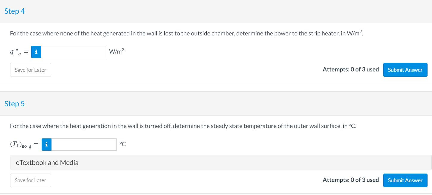 Solved The air inside a chamber at To, i = 50°C is heated | Chegg.com