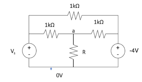 Solved 2) Set Vs to 0, 1, 2, 3 volts (one at a time) and | Chegg.com