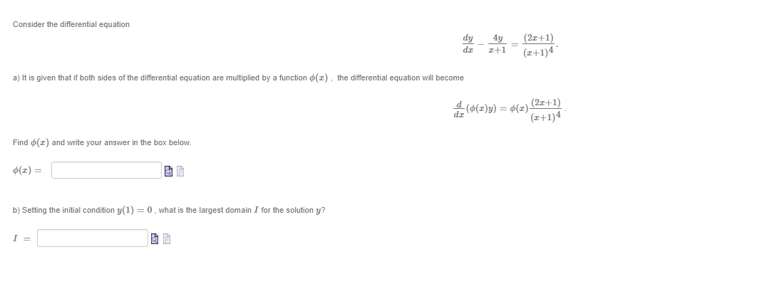 Solved Consider the differential equation dy dr 4y 2+1 | Chegg.com
