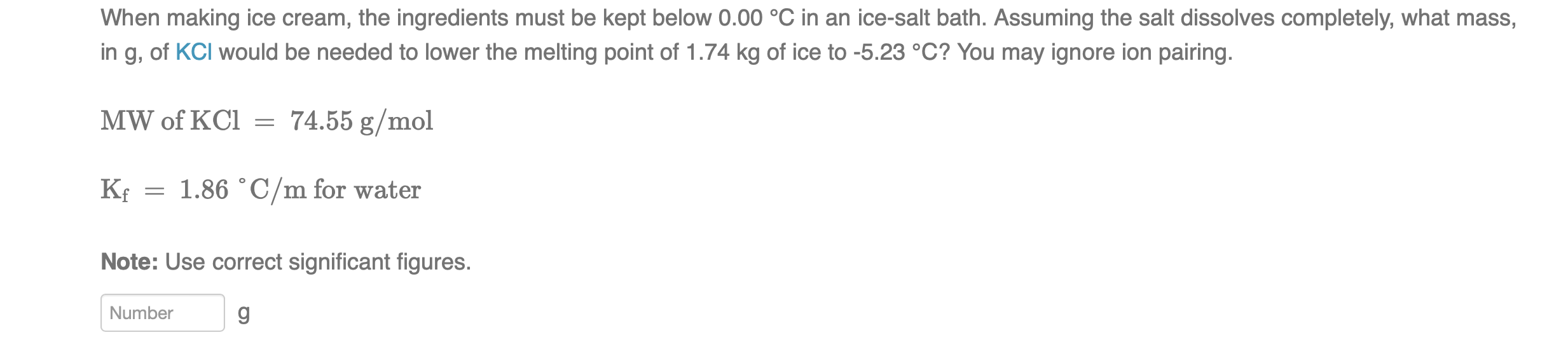 Solved When making ice cream, the ingredients must be kept