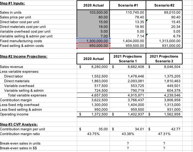 Solved !!! How do you find Break-even sales in units and | Chegg.com