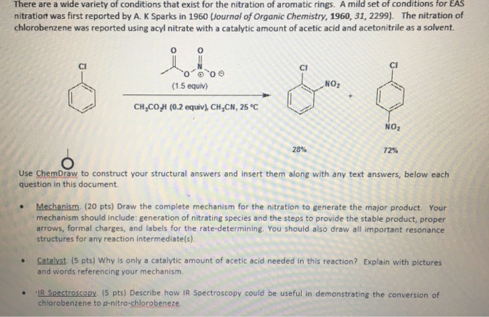 solved-in-the-hood-prepare-the-nitrating-reagent-by-slowly-adding-1