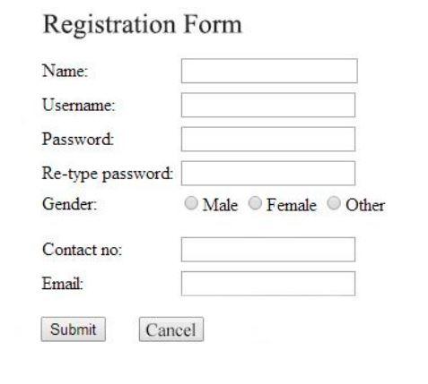 Solved HTML: Create a form with method “POST” Submit | Chegg.com