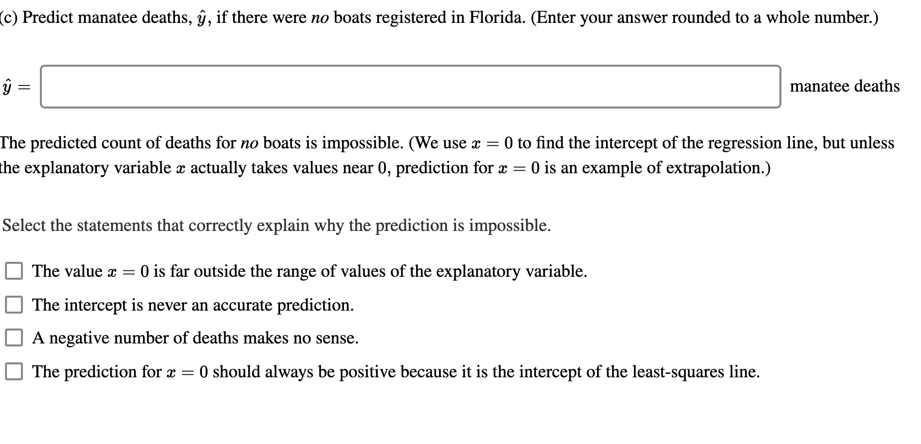 Solved The table gives 39 years of data on boats registered | Chegg.com