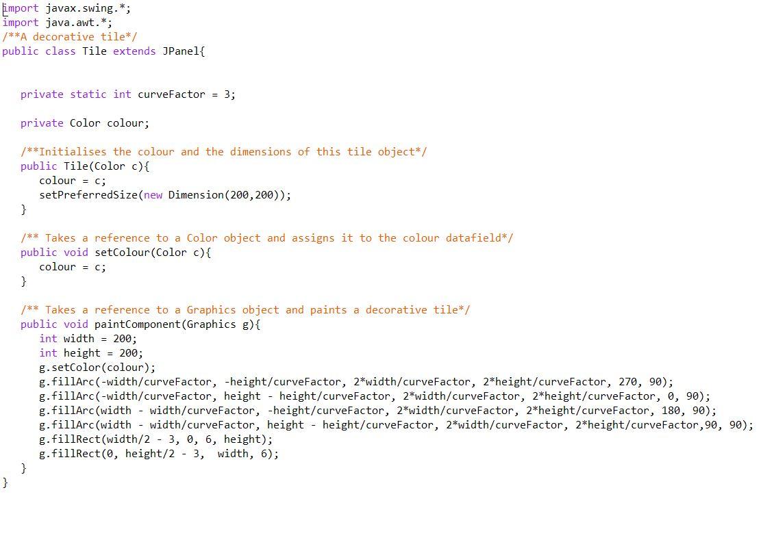 Solved Exercise 3** You have been supplied with a Tile | Chegg.com