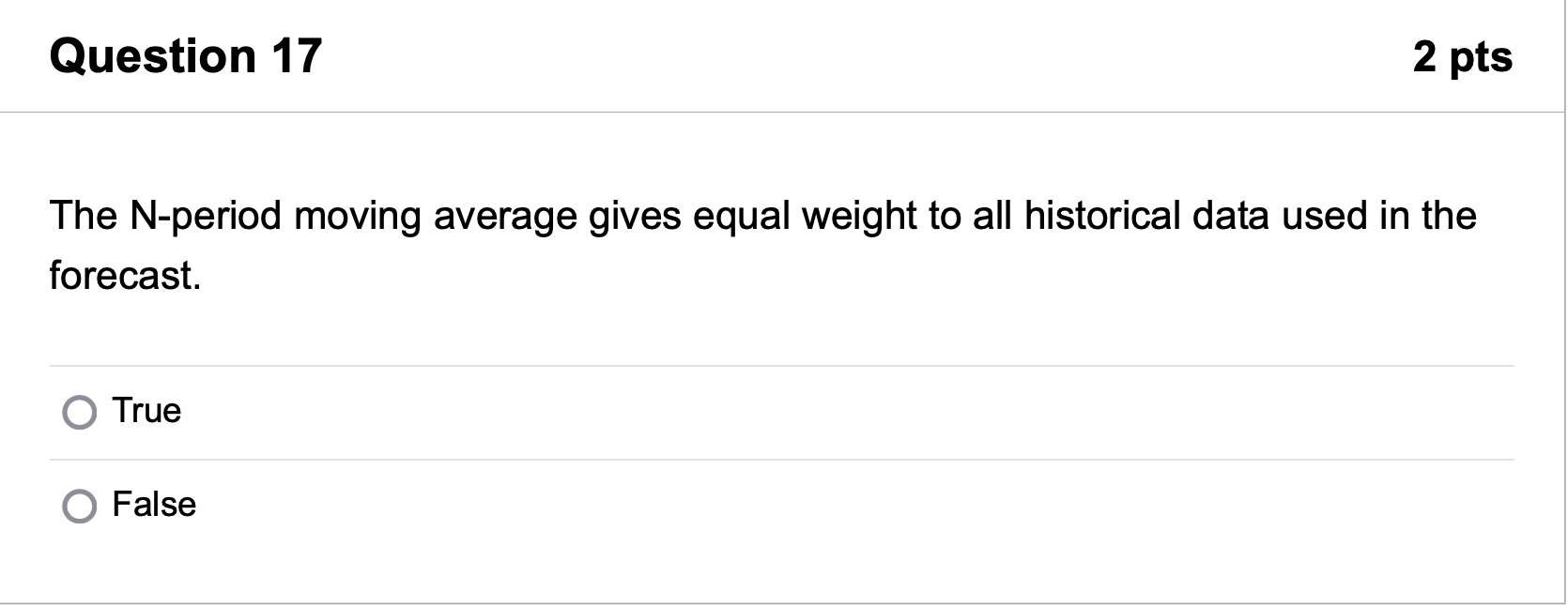 solved-question-17-2-pts-the-n-period-moving-average-gives-chegg