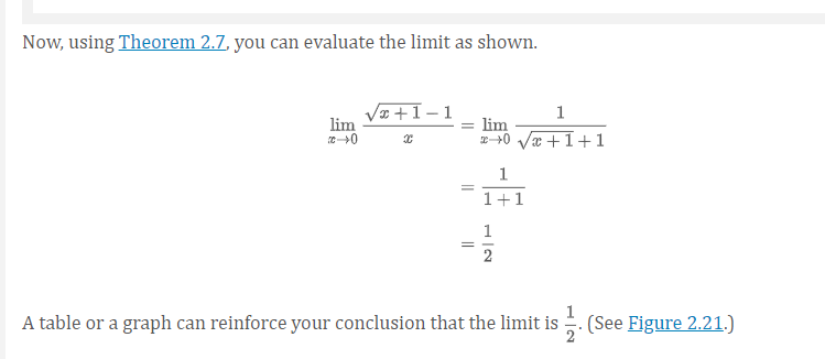 Solved I know they used the theorem lim f(x) = lim g(x) (x | Chegg.com