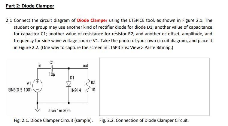 Clamper Circuit Diagram Explanation