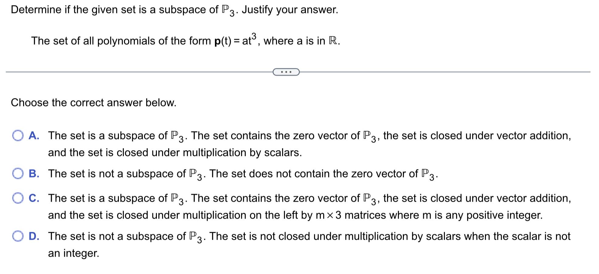 solved-determine-if-the-given-set-is-a-subspace-of-p3-chegg