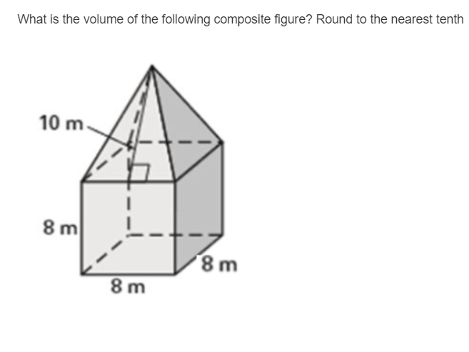 Solved What Is The Volume Of The Following Composite Figure? | Chegg.com