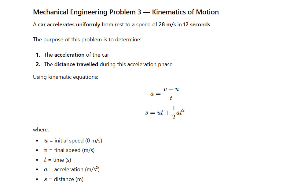 Solved Mechanical Engineering Problem 3 - ﻿Kinematics of | Chegg.com