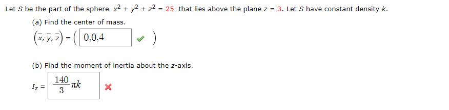 Solved Let S be the part of the spherex2y2 z2 25 that lies | Chegg.com ...