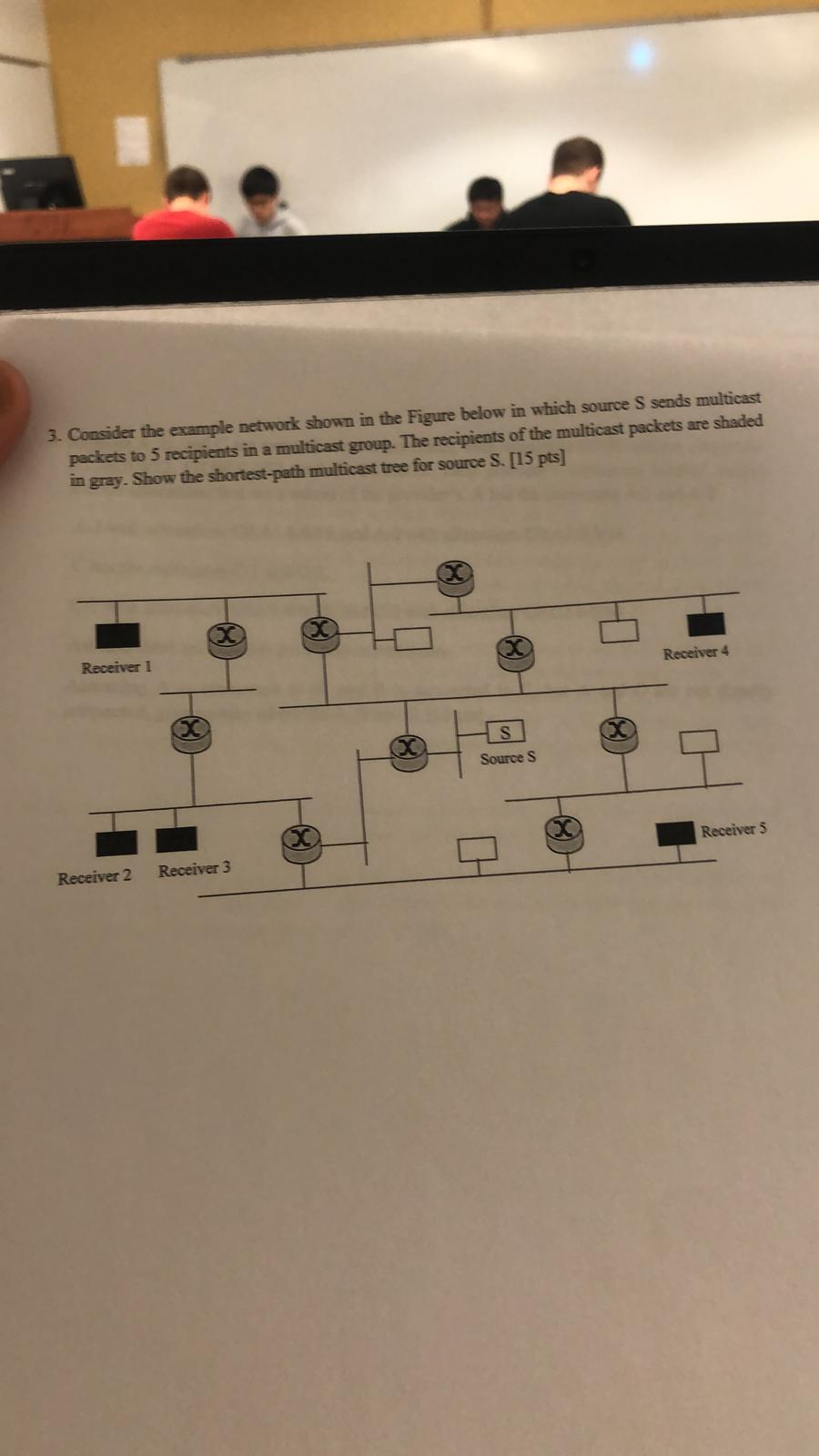 (Solved) : 3 Consider Example Network Shown Figure Source S Sends ...