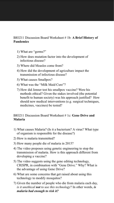 Preventing Infectious Diseases Worksheet Answers - Ivuyteq