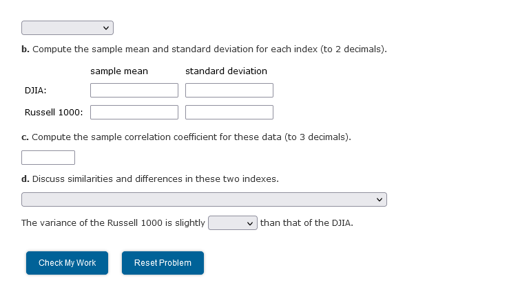 Solved b. Compute the sample mean and standard deviation | Chegg.com