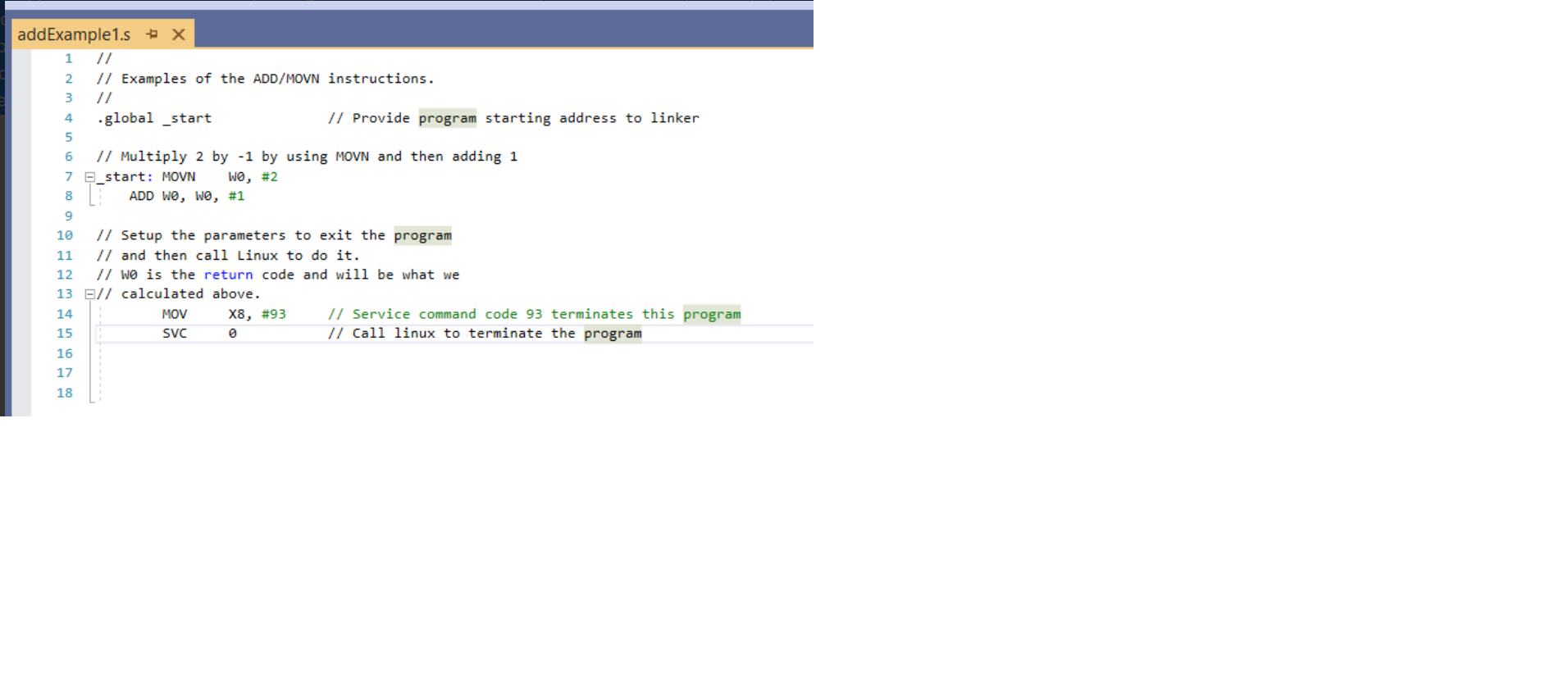Solved Understand what does the program in listing 2-3 do. | Chegg.com