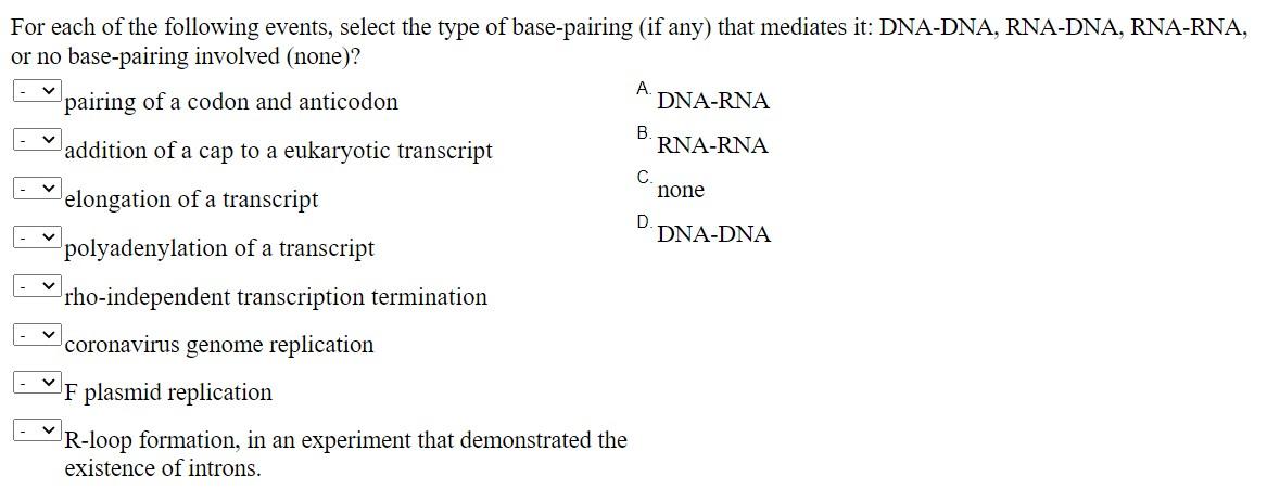 Solved All of the mutations listed affect the same codon in | Chegg.com