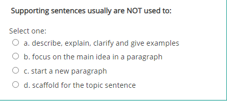 Example of deals supporting sentence