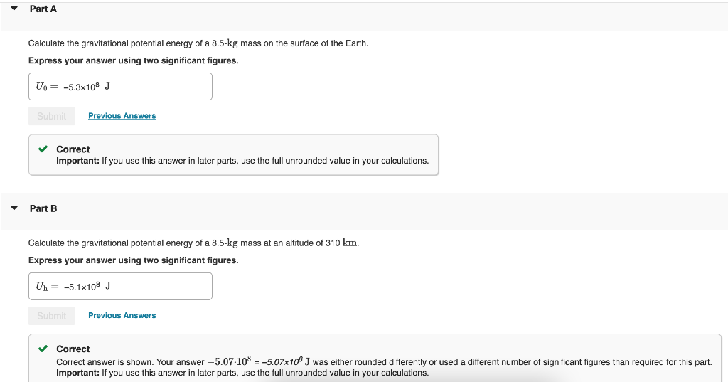 Solved I only need Part C but you will need the unrounded | Chegg.com