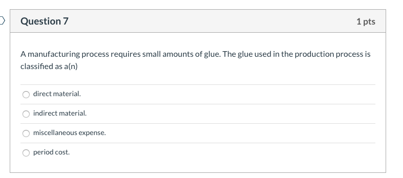 Solved Question 8 1 pts Which of the following is not a | Chegg.com