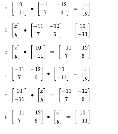 Solved Rewrite the system of equations as a matrix | Chegg.com