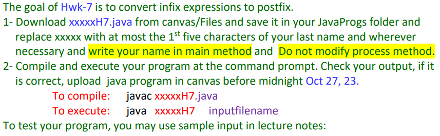 Solved // ﻿CSUN FALL 23 ﻿ COMP182 ﻿ Homework-7// ﻿Java | Chegg.com