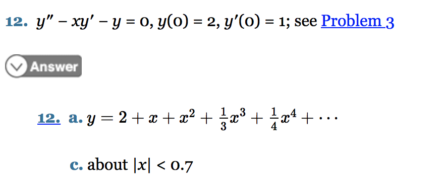 Solved In each of Problems 12 through 14: a. Find the first | Chegg.com