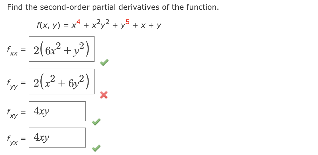 solved-find-the-second-order-partial-derivatives-of-the-chegg