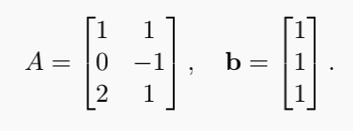 Solved With this provided matrix A and vector b , solve the | Chegg.com