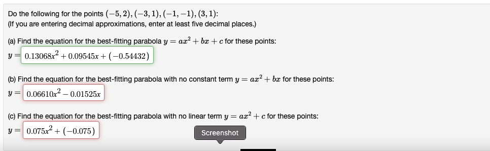 Solved Part A is correct, need help with part B AND C. | Chegg.com