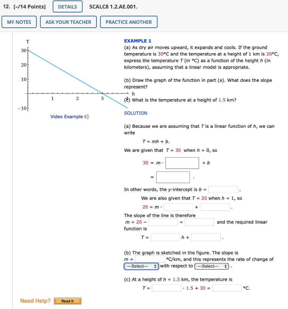 Solved 12 14 Points Details Scalc8 1 2 Ae 001 My No Chegg Com