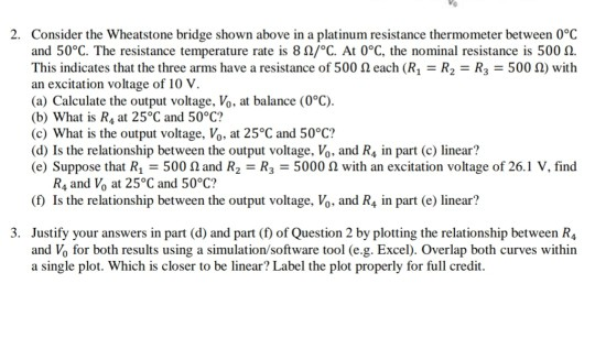 Solved 1. Consider the Wheatstone bridge shown below used to | Chegg.com