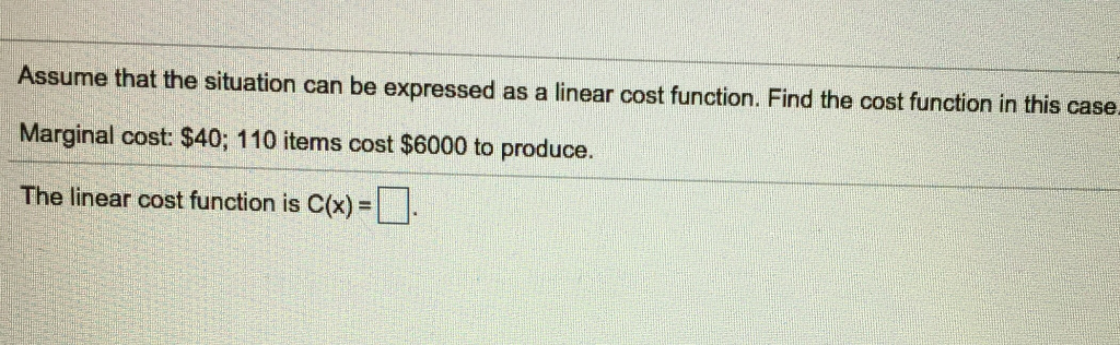 Solved Assume that the situation can be expressed as a | Chegg.com
