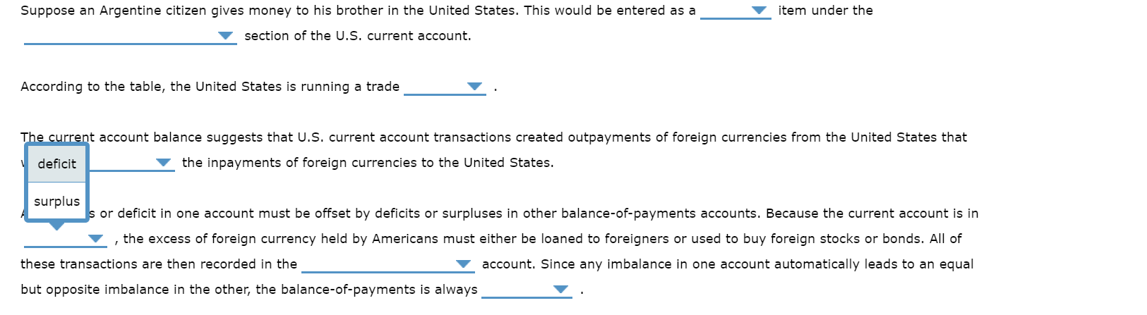 Solved This is all one question I just provided the options | Chegg.com